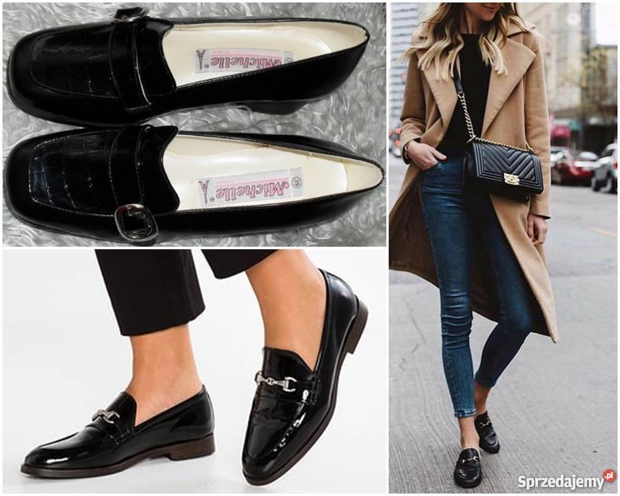 NOWE CZARNE BUTY ANNE MICHELLE R39 Balerinki Łódź sprzedam