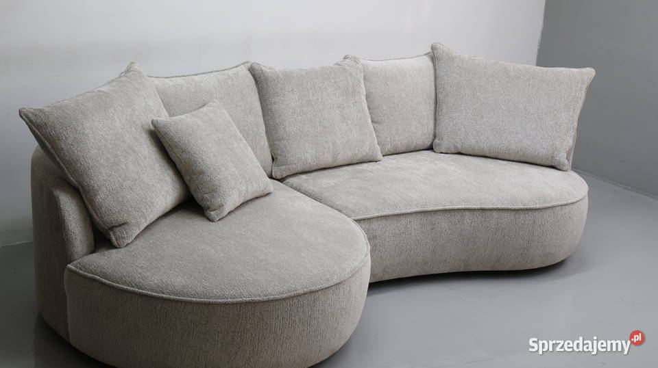 TDf NOWOCZESNY NAROŻNIK SOFA KANAPA beżowa 308cm Narożniki Poznań sprzedam