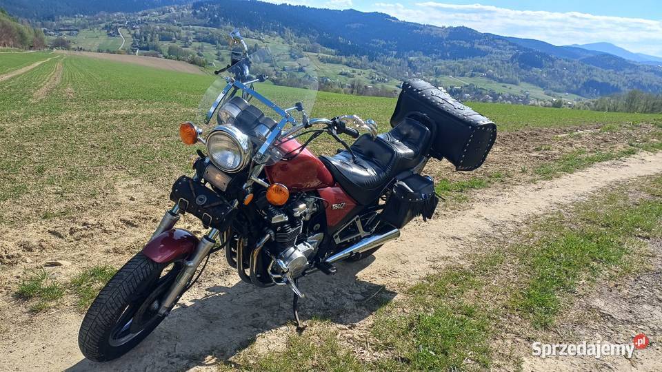 Gs 550 L wersja USA mocniejsza chopper 28000km śląskie Bielsko-Biała