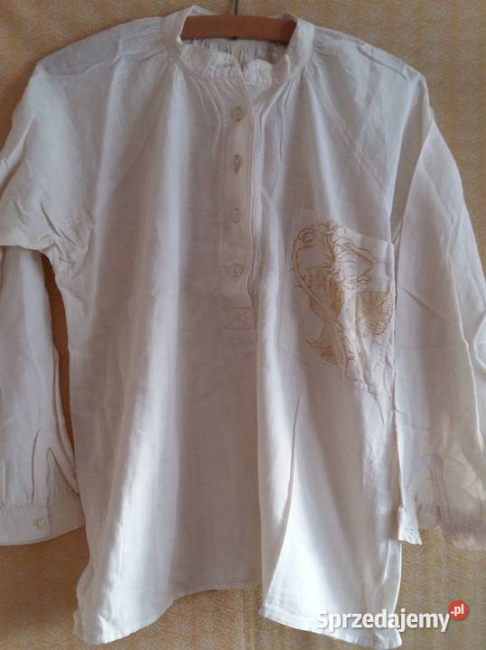 Bluzka bawełniana z długim rękawem M Rozmiar 38(M) Bluzki i koszule Łódź sprzedam