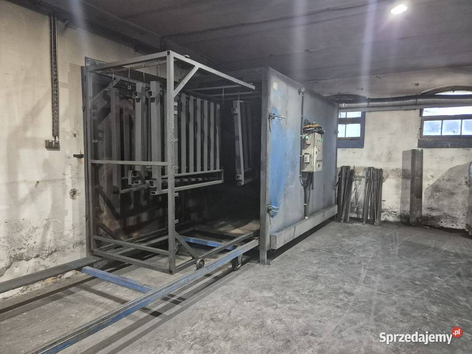 Piec elektryczny do lakierni proszkowej kabina Łosiów