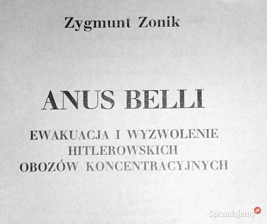 Anus belli Zygmunt Zonik miękka Chełm