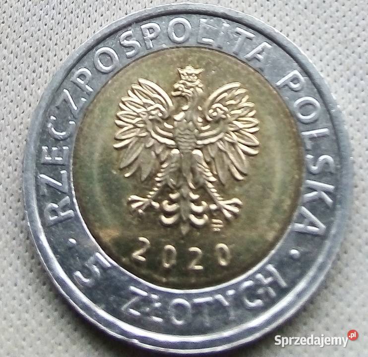 POLSKA5 ZŁOTYCH2020 rCuNiBAI PAŁAC BRANICKICH Numizmatyka mazowieckie Legionowo