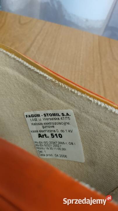 Kalosze gumowe elektroizolacyjne Pozostałe Szczecin