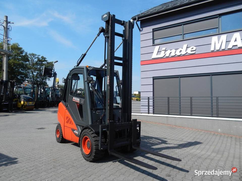 Wózek widłowy Linde H30D02 Przesuw boczny BD2216 diesel sprzedam