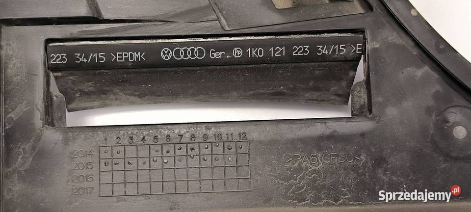 WENTYLATOR CHŁODNICY SKODA OCTAVIA III osobowe