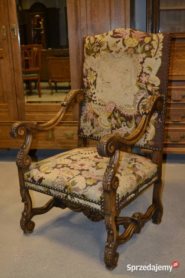 fotel holenderski gobelin Będzin