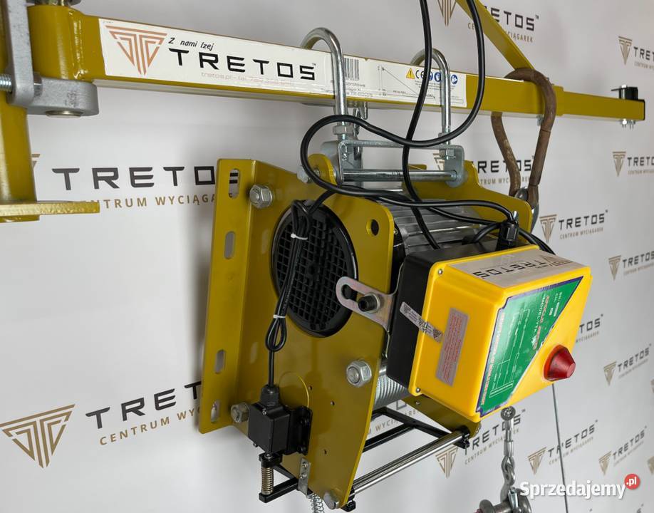 Wciągarka budowlana linowa 230V podnoszenie 500