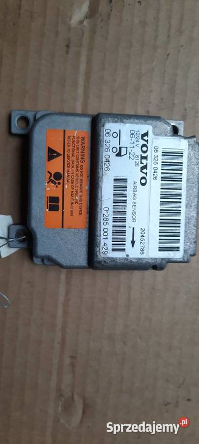 SENSOR PODUSZEK AIR BAG STEROWNIK VOLVO FH czujniki Układ elektryczny Staszów