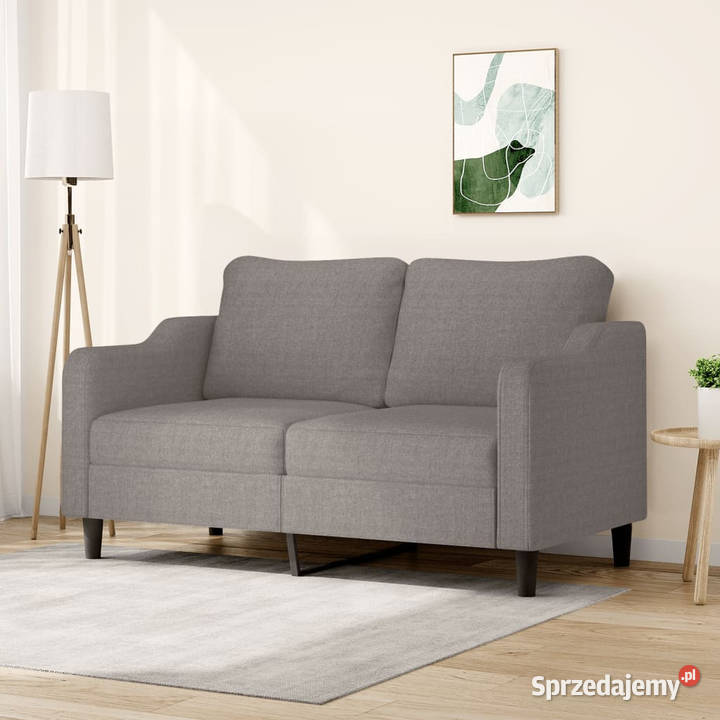 Sofa 2osobowa kolor taupe 140 tapicerowana Warszawa
