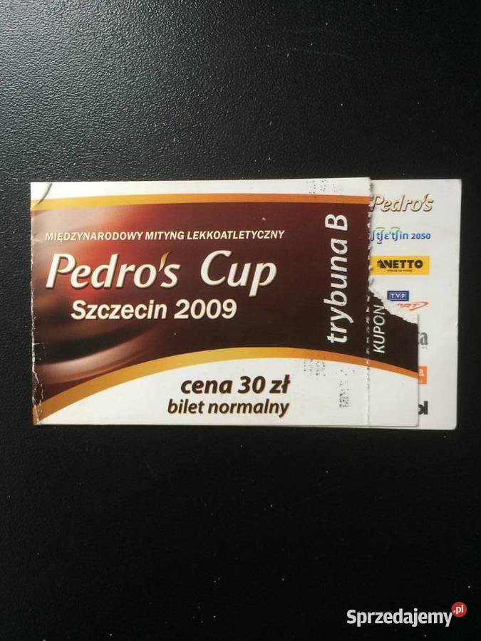 295 Bilet Na Międzynarodowy Mityng Antykwariat zachodniopomorskie Szczecin