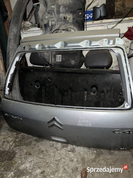 Klapa bagażnika citroen c4 Rok produkcji 2005 Promnik