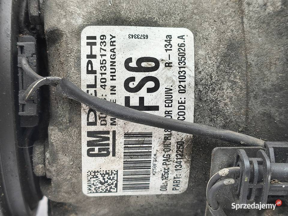 SPRĘŻARKA KLIMATYZACJI Opel Astra J 14 T Chełm
