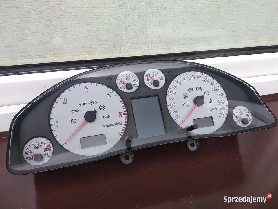 Audi A4 B5 19 TDI licznik zegary full pełny FIS Liczniki i zegary Sieradz