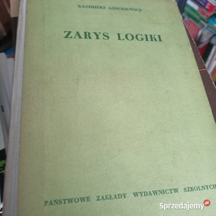Zarys logiki Ajdukiewicz książki wysyłka