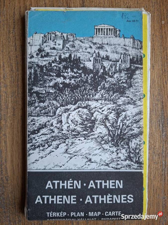 Athen Ateny plan miasta 112 000 małopolskie Kraków sprzedam