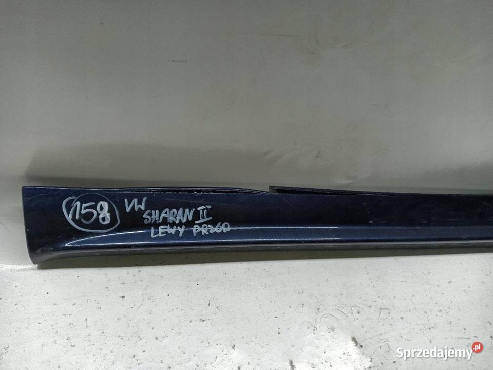 LISTWA DRZWI LEWY PRZÓD VW SHARAN II 7N0854939
