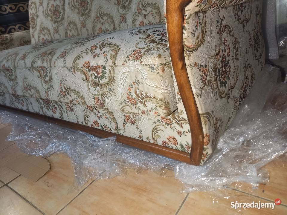 Sofa wersalka lirka wiosenne kwiaty