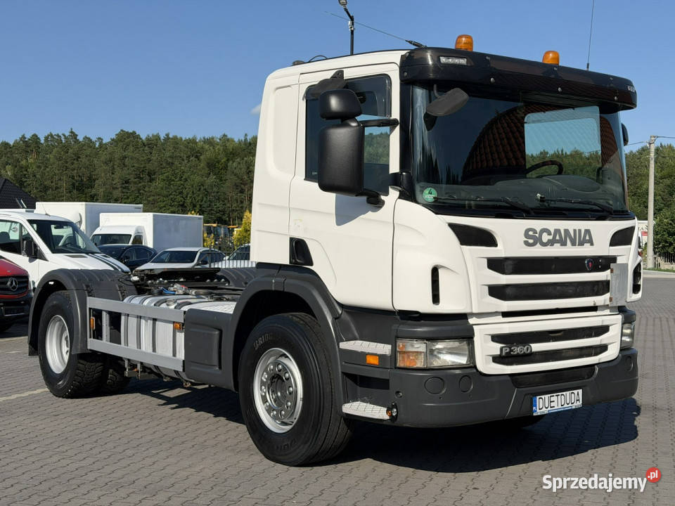 Scania P 360 EURO 5 4x2 Niska Kabina Hydraulika elektryczne lusterka Widełki