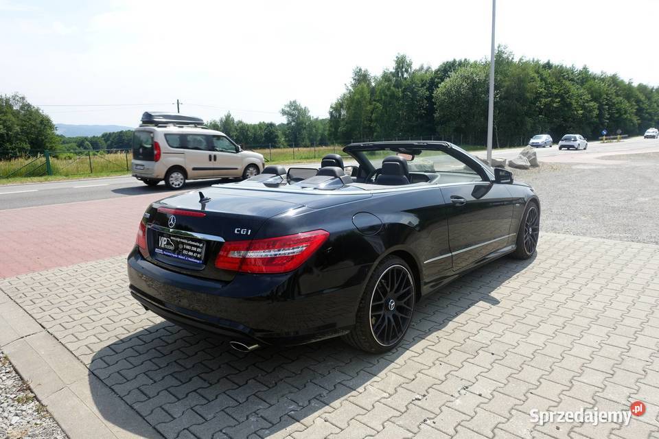 MERCEDES E350CGI 292 KABRIO AVANTGARDE FULL Buczkowice sprzedam