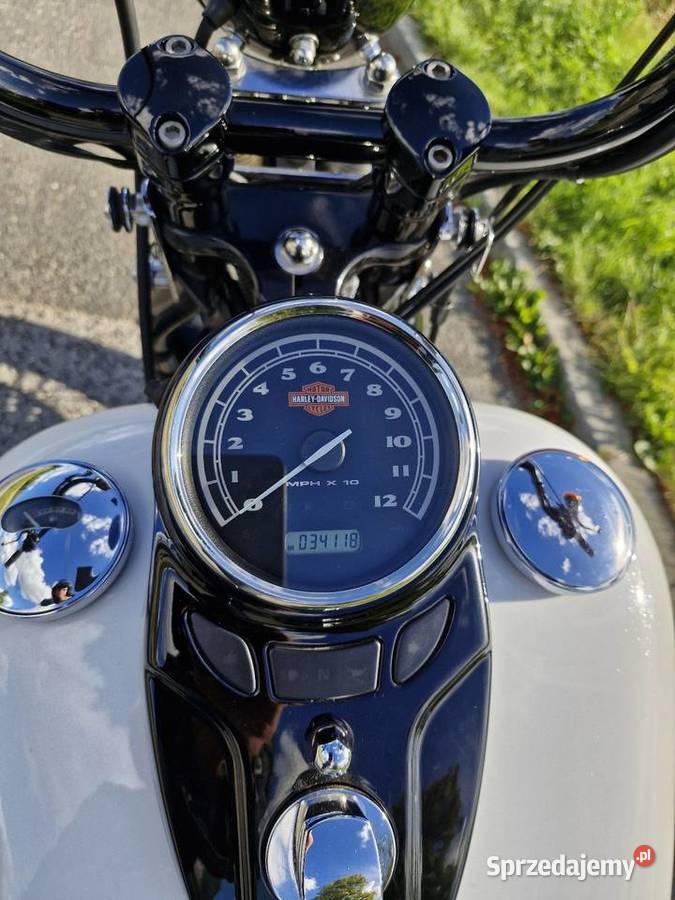 Harley Davidson Softail Cross Bones biały Myślenice