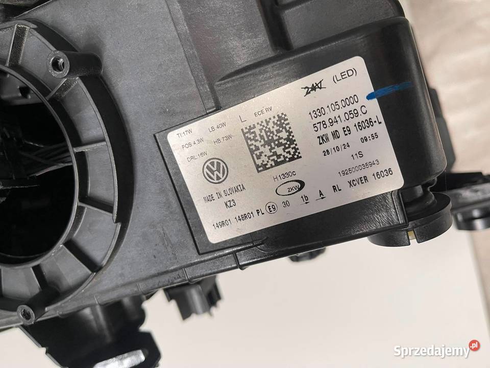 CUPRA TERRAMAR LAMPA PRZEDNIA LEWA 578941059C wielkopolskie Ostroróg
