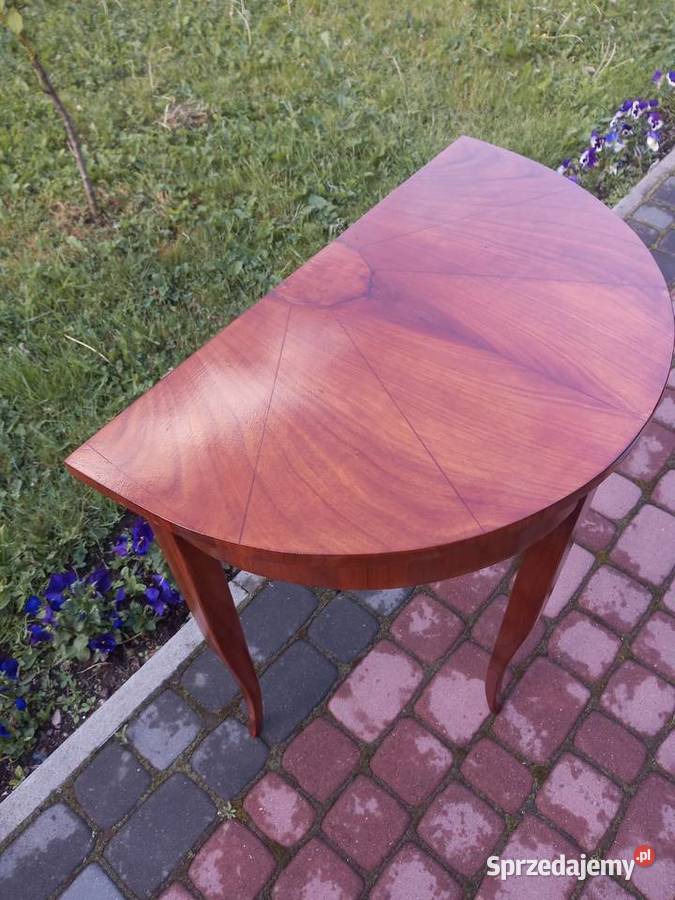 Stolik konsola w stylu Biedermeier czereśnia Proboszczów
