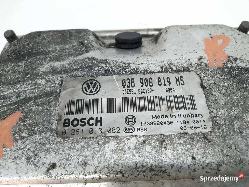 STEROWNIK SILNIKA 038906019NS 0281013082 19 TDI osobowe Sterowniki Motoryzacja