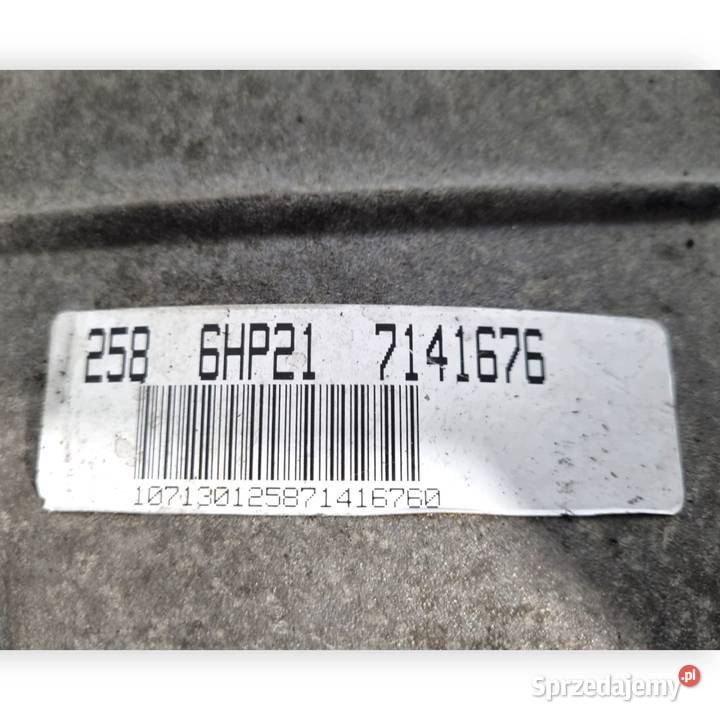SKRZYNIA BIEGÓW 7576182 6HP21 BMW E87 E90 E91 20 lubelskie Chełm