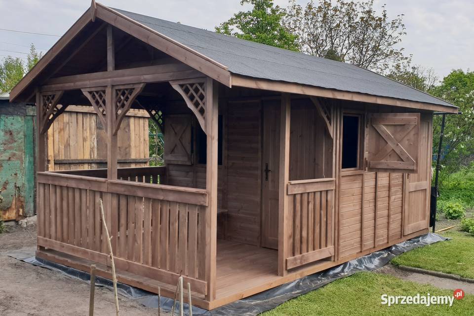 Domek letniskowy ogrodowy altana drewniana Zimnowoda