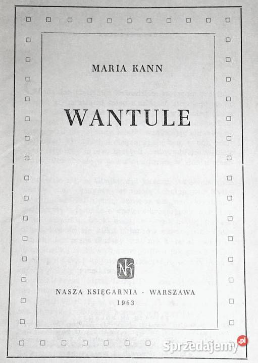 Wantule Maria Kann Chełm