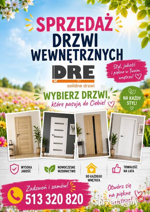 Drzwi wewnętrzne VOSTER DRE ERKADO INTENSO Drzwi wewnętrzne Komorniki