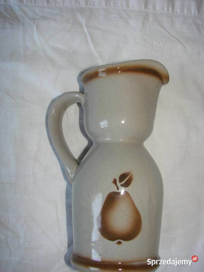 Wałbrzych dzbanek z gruszką PRL Pruszcz Gdański