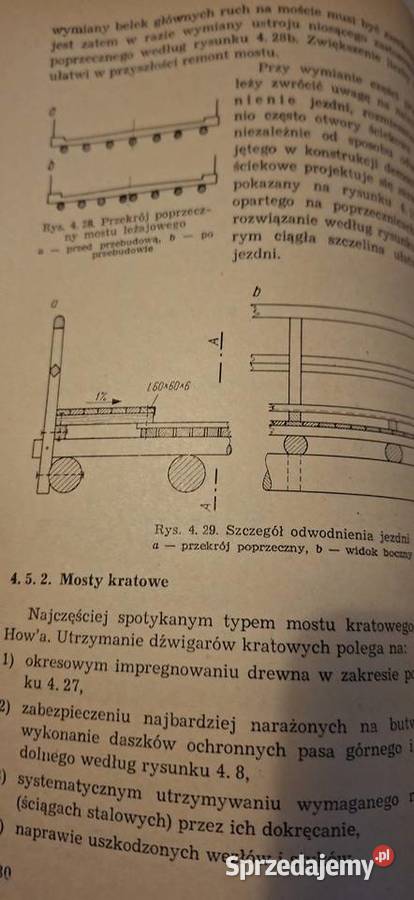 Utrzymanie mostów i przepustów 1969 niszowy Łęczyca sprzedam