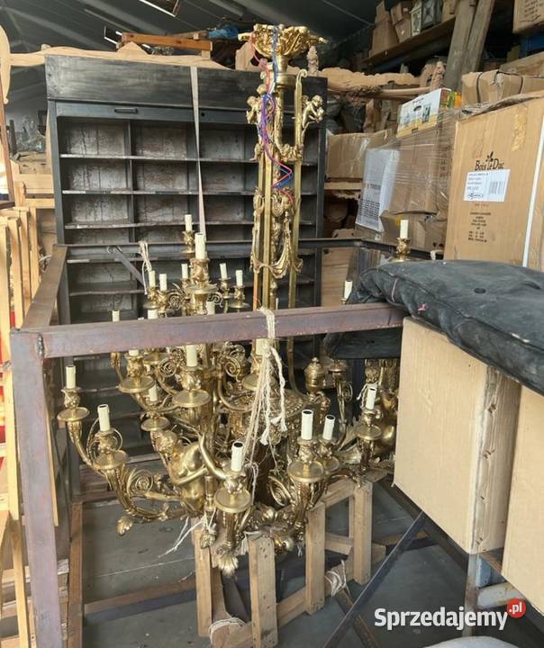 2 x żyrandol barok francuski ogromne Kraków