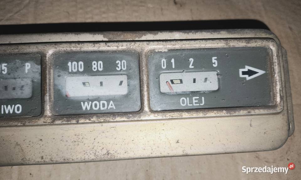 Nowy zestaw wskaźników Warszawa M20 223 Pobieda Wolbrom