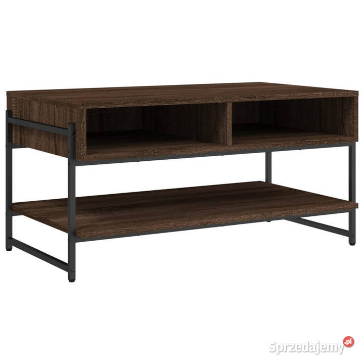 Stolik kawowy brązowy dąb 90x50x45 WM838972 Warszawa