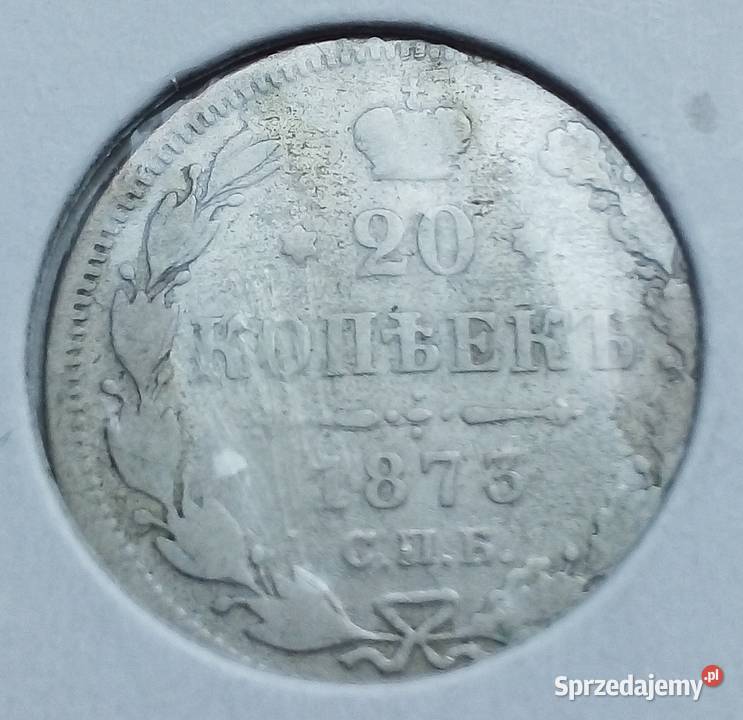 ROSJA20 KOPIEJEK1873 r SREBRO Legionowo
