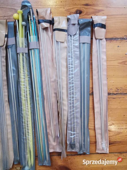 Druty dziewiarskie różne PRL Lębork