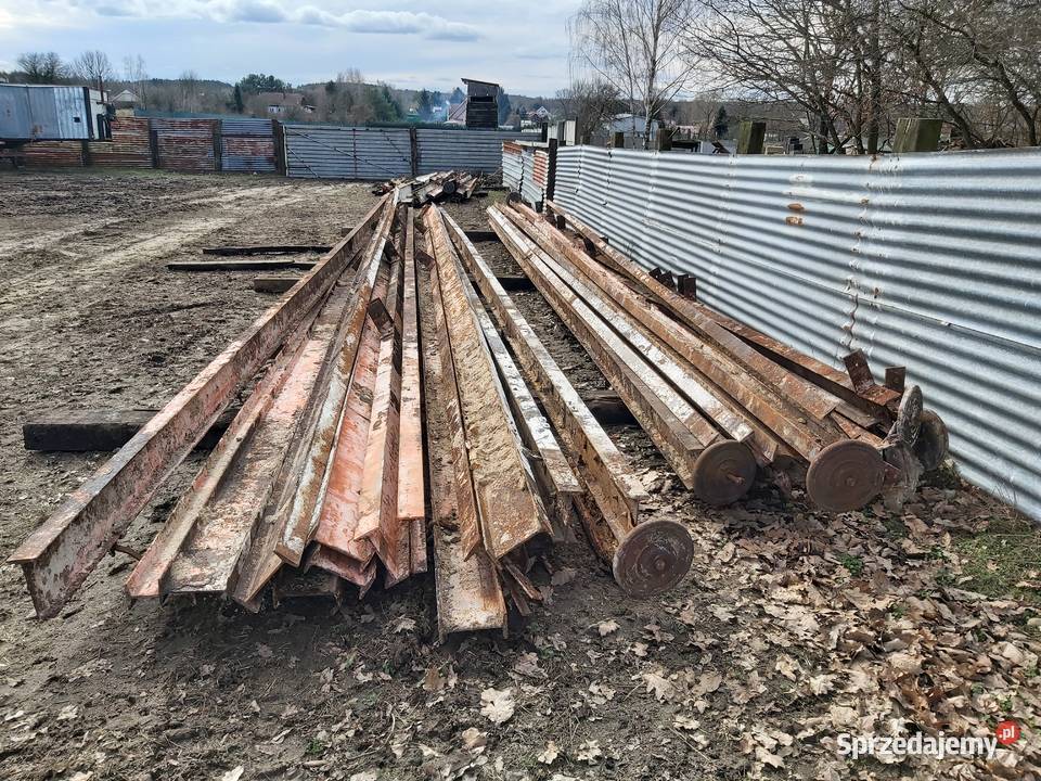 Dwuteowi Szyny Stal Tregle stalowe 220mm 240mm lubuskie Łagów