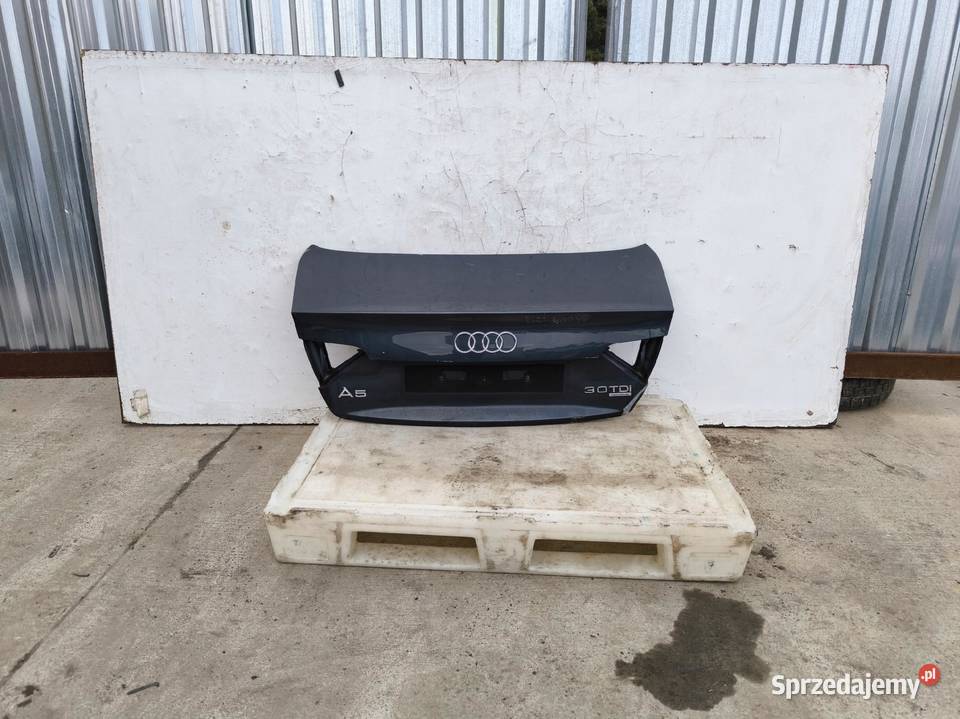 KLAPA TYLNA TYŁ AUDI A5 8T COUPE LZ7H 20082011 Klapy bagażnika Przystajń