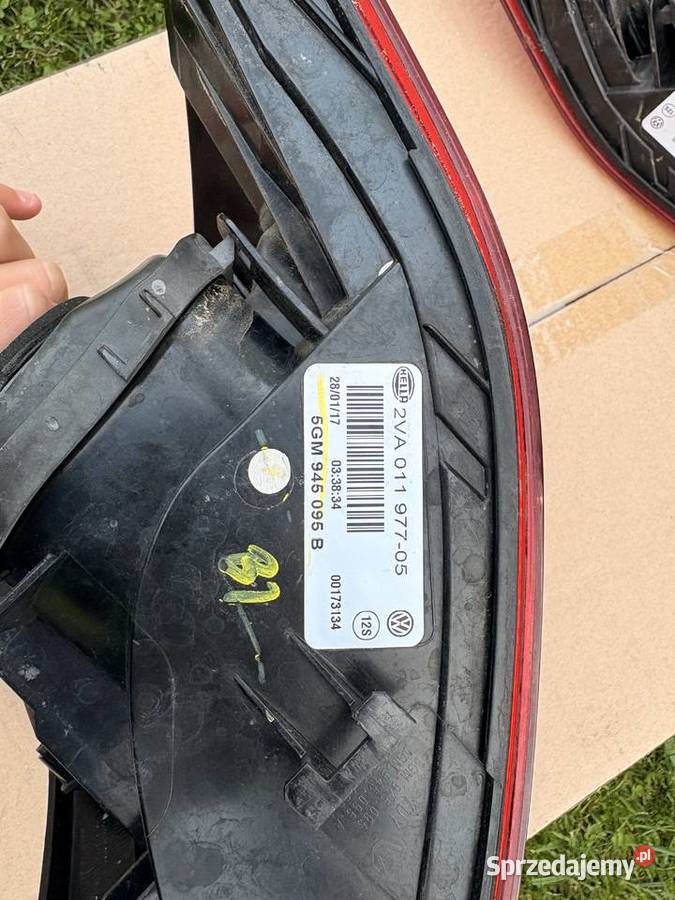 Oryginalne tylne lampy VW Golf 7 HELLA komplet Mińsk Mazowiecki