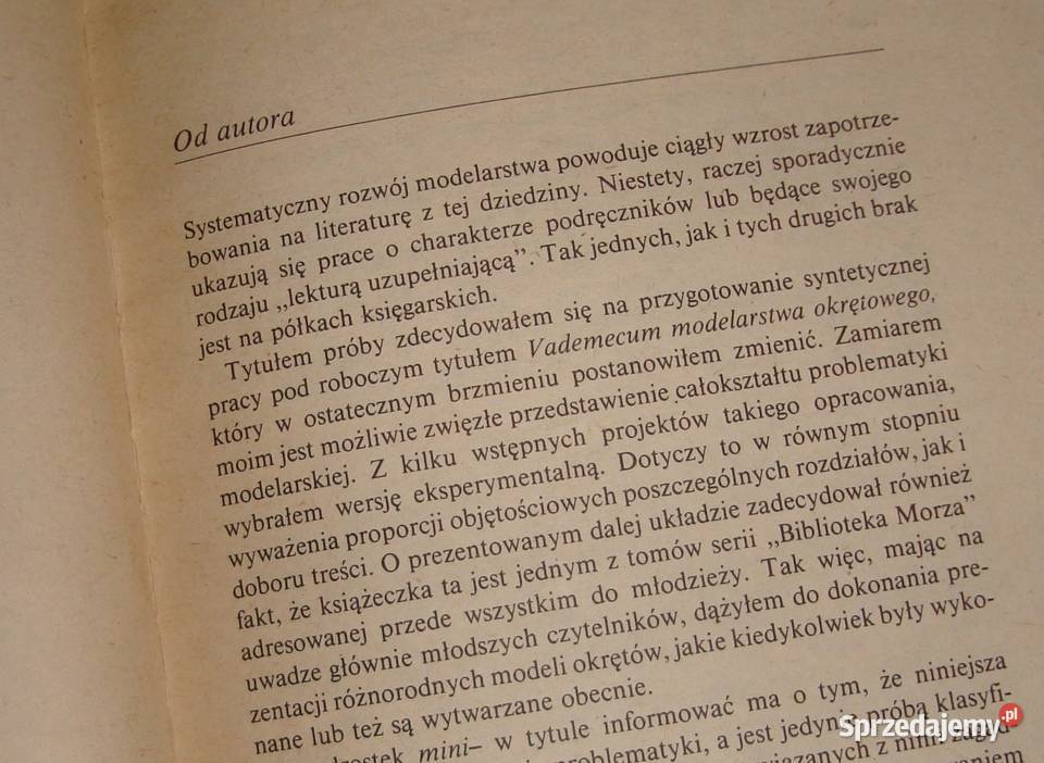 MODELARSTWO OKRĘTOWE J Litwin z fotoopisem