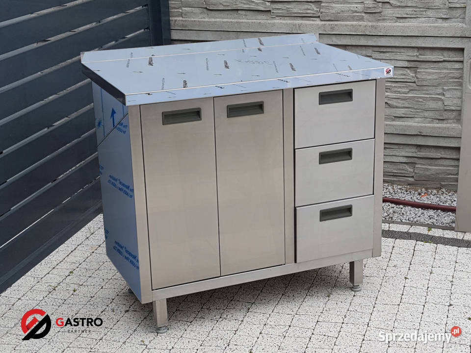 Stół nierdzewny z dwoma półkami 200x70x85 Meble Gastronomia Ostrów Wielkopolski