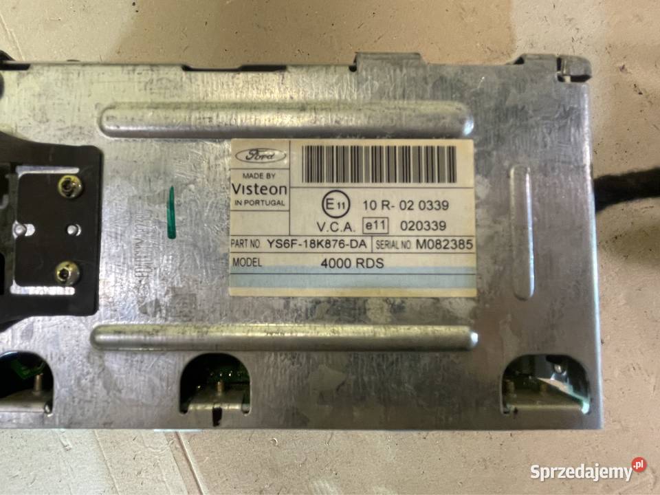Radio fabryczne ys6f18k876 Ford mondeo mk3 Szczecin