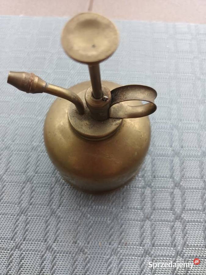 Stara oliwiarka z mosiądzu antyk