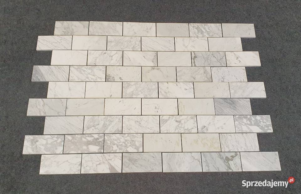 Mozaika Marmurowa Bianco Carrara Bricks dolnośląskie Bielawa