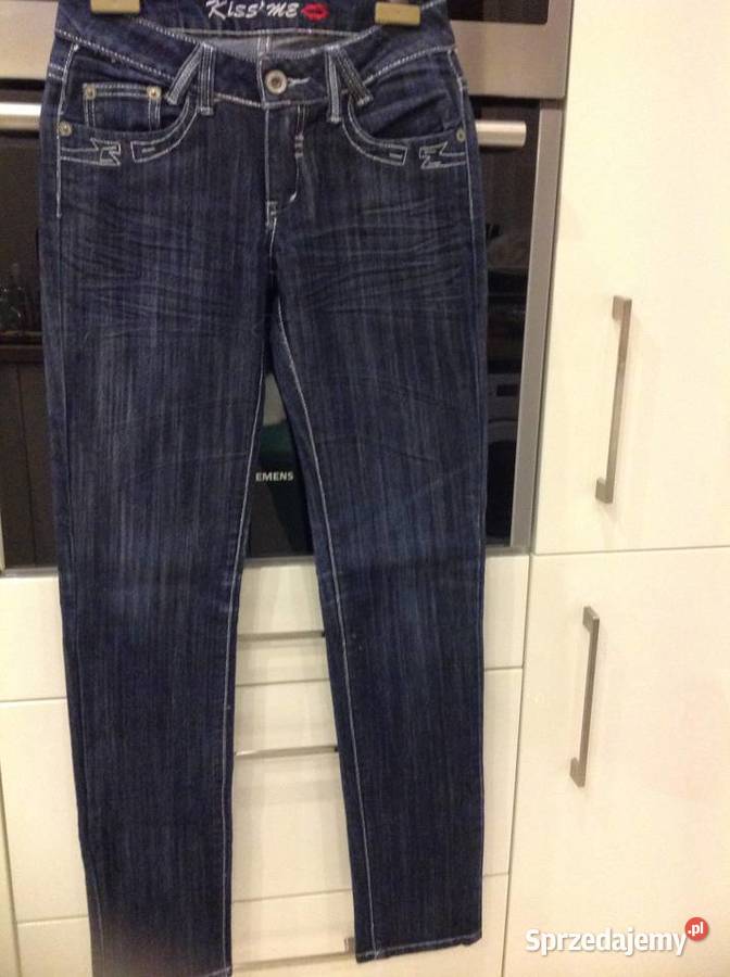 Spodnie Jeans Damskie KISS ME S
