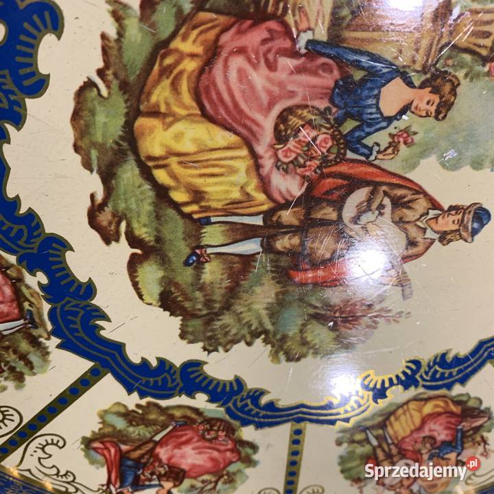 Taca z motywem wiktoriańskim metalowa Bochnia