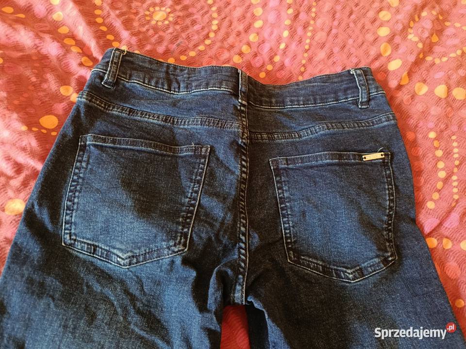 Damskie jeansy ze świecącymi paskami Dżins  Gorzów Wielkopolski